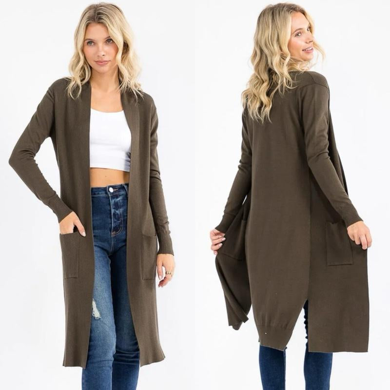 Chic Katty Open Front Cardigan for Women - Effortless Style and Comfort