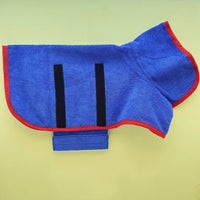 Ultra-Absorbent Dog Bathrobe - Quick Drying Towel for Large & Small Dogs and Cats - Full Body Wrap for Easy Cleaning