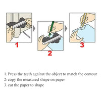 Ultimate Profile Contour Gauge - Precision Line Copier Ruler for Woodworking, Tiling & Crafting Projects