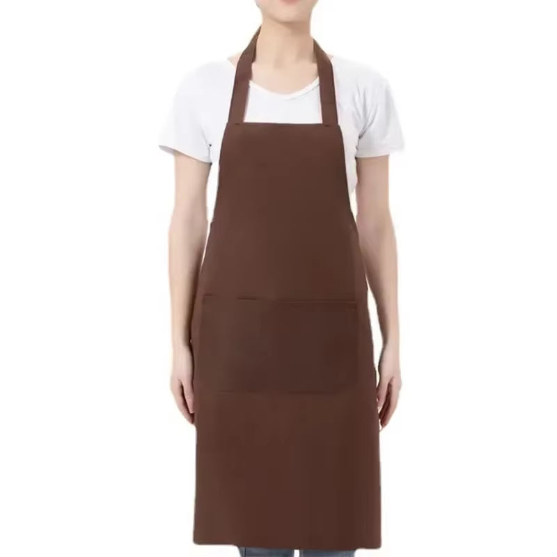 Versatile Adjustable Unisex Cooking Apron with Pockets - Ideal for Chefs, Waiters, Barbecue Lovers, and Hairdressers