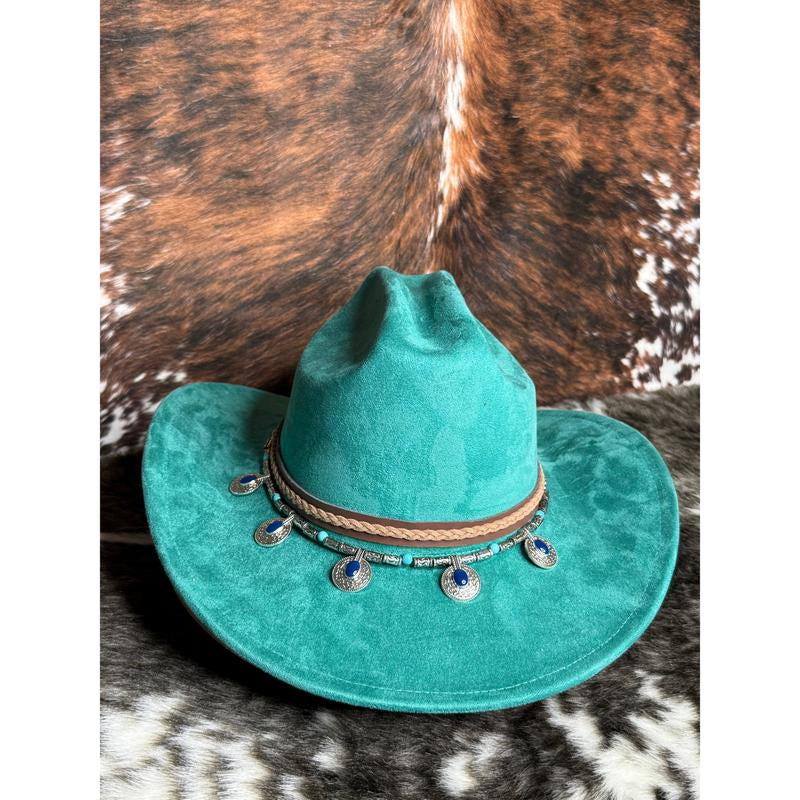 Luxurious Medallion Suede Cowboy Hat - Unmatched Style & Comfort