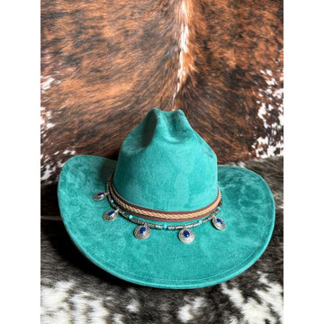 Luxurious Medallion Suede Cowboy Hat - Unmatched Style & Comfort