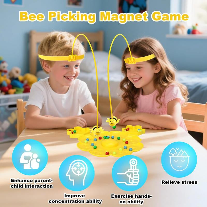 Exciting Multifunctional Magnetic Bee Game - Perfect Family Fun for Kids & Adults, Ideal for Outdoor Adventures & Travel, Ages 3+ - 2025 Edition!