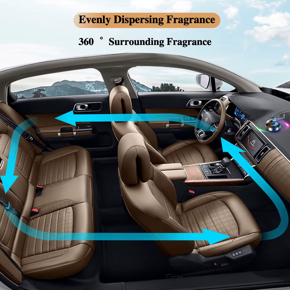 Rotating Helicopter Solar Car Air Freshener - Stylish Perfume Decoration & Flavoring Accessory