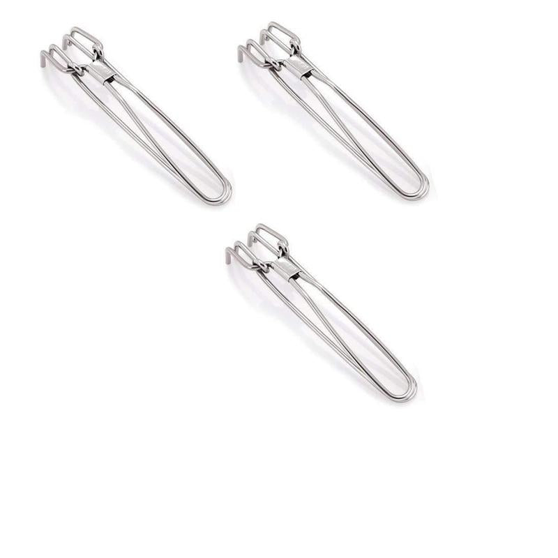 Heavy-Duty Stainless Steel Hot Pot Gripper Tongs | Heat-Resistant Kitchen Tool for Safe Lifting