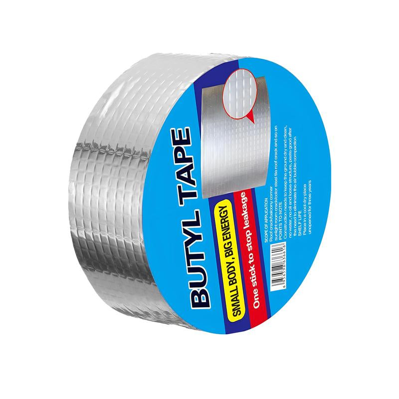 Premium Waterproof Butyl Tape - 16.4 Ft Self-Adhesive Leak Repair for Roofs and Metal Tiles