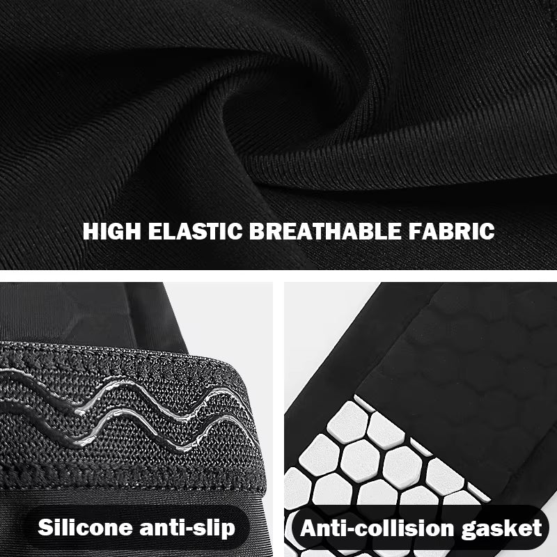 Premium Football Shin Guard Socks with Foam Padding - Calf Compression Sleeve & Honeycomb Design for Ultimate Protection and Comfort in Soccer!