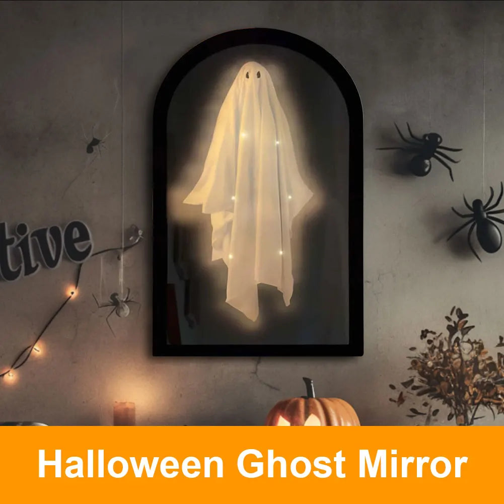 Spooky Hologram Ghost Night Light – Adorable Halloween Home Decor for a Festive Touch!