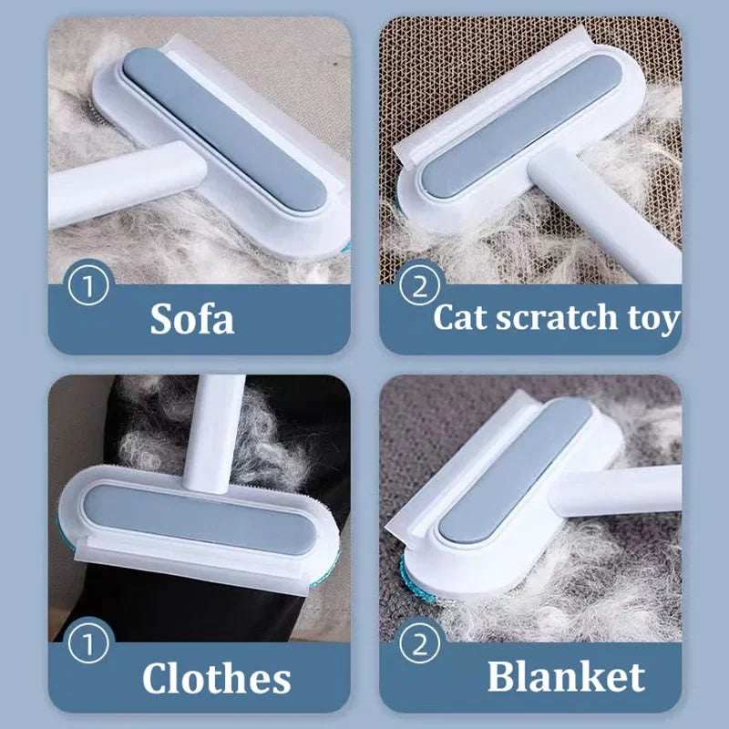 Ultimate Pet Hair Removal Gloves - Reusable Double-Sided Grooming Tool for Effortless Fur Cleanup on Carpets & Sofas