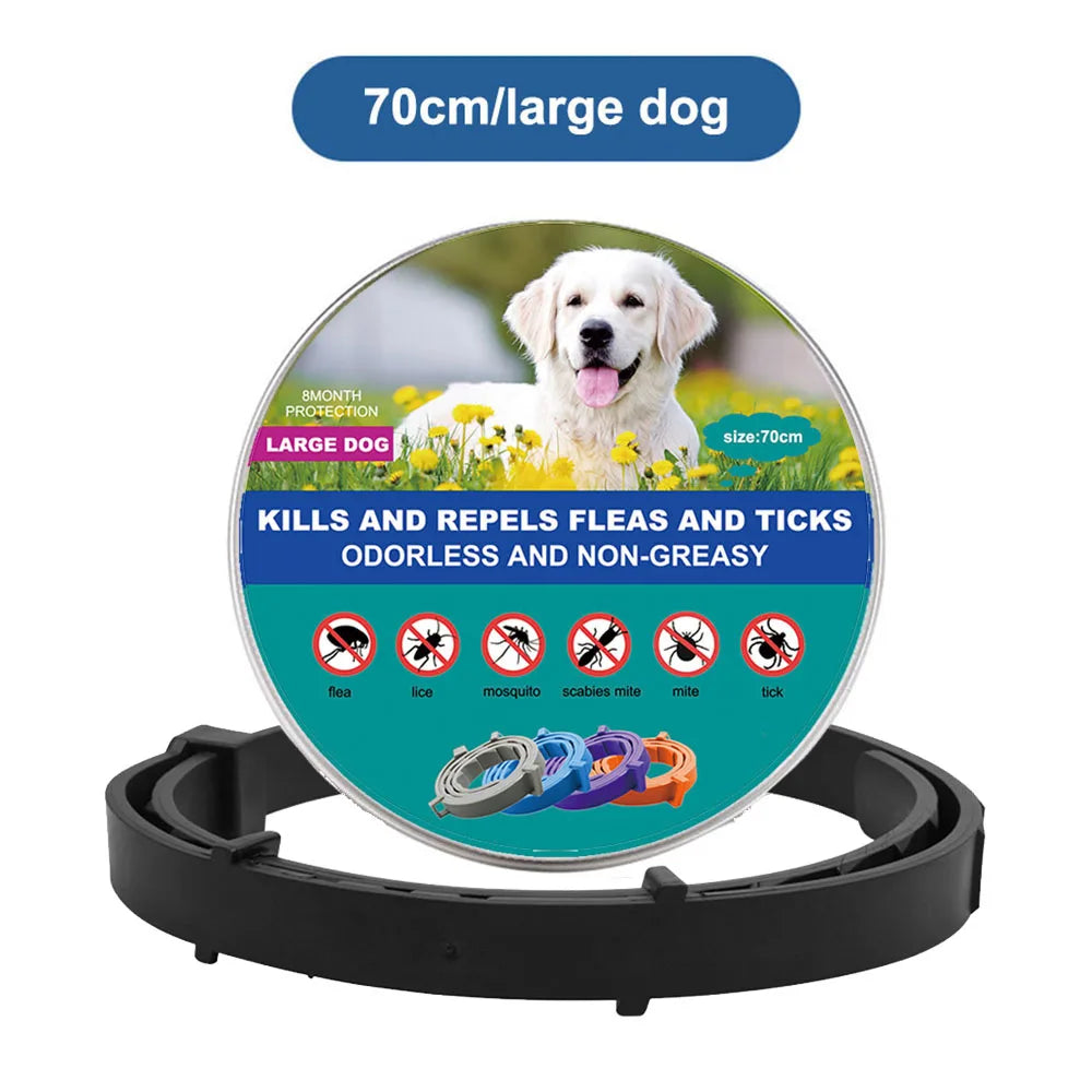 Revolutionary Anti-Flea and Tick Collar for Dogs and Cats – Effective, Vet-Approved Protection for All Sizes!