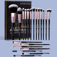 20Pcs Professional Makeup Brush Set with Box - Perfect for Powder, Eye Shadow, Foundation, and Blush!