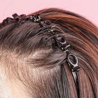 2022 Stylish Double Bangs Hair Clips - Trendy Head Hoops & Hairpins for Women