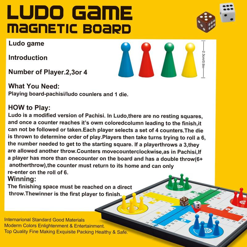 Ultimate Portable Dice and Chess Board Game Set - Perfect for Family Fun and Travel!