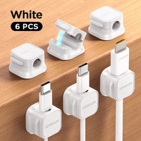 Adjustable Magnetic Cable Clips - Under Desk Wire Management Organizer