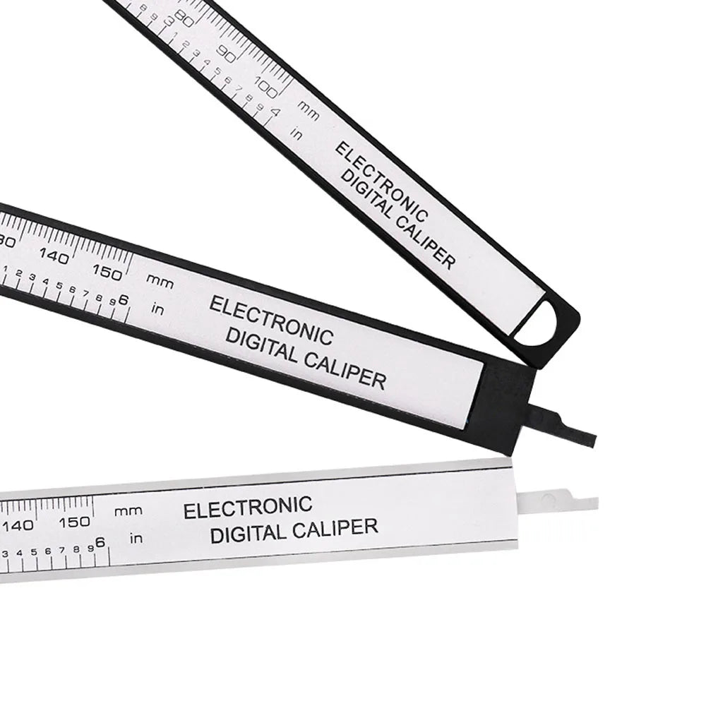 Precision Carbon Fiber Digital Caliper - 150mm/100mm Micrometer Measuring Tool