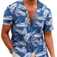 Men’s Summer Printed Short-Sleeved Shirt – Lightweight, Stylish & Breathable Casual Wear