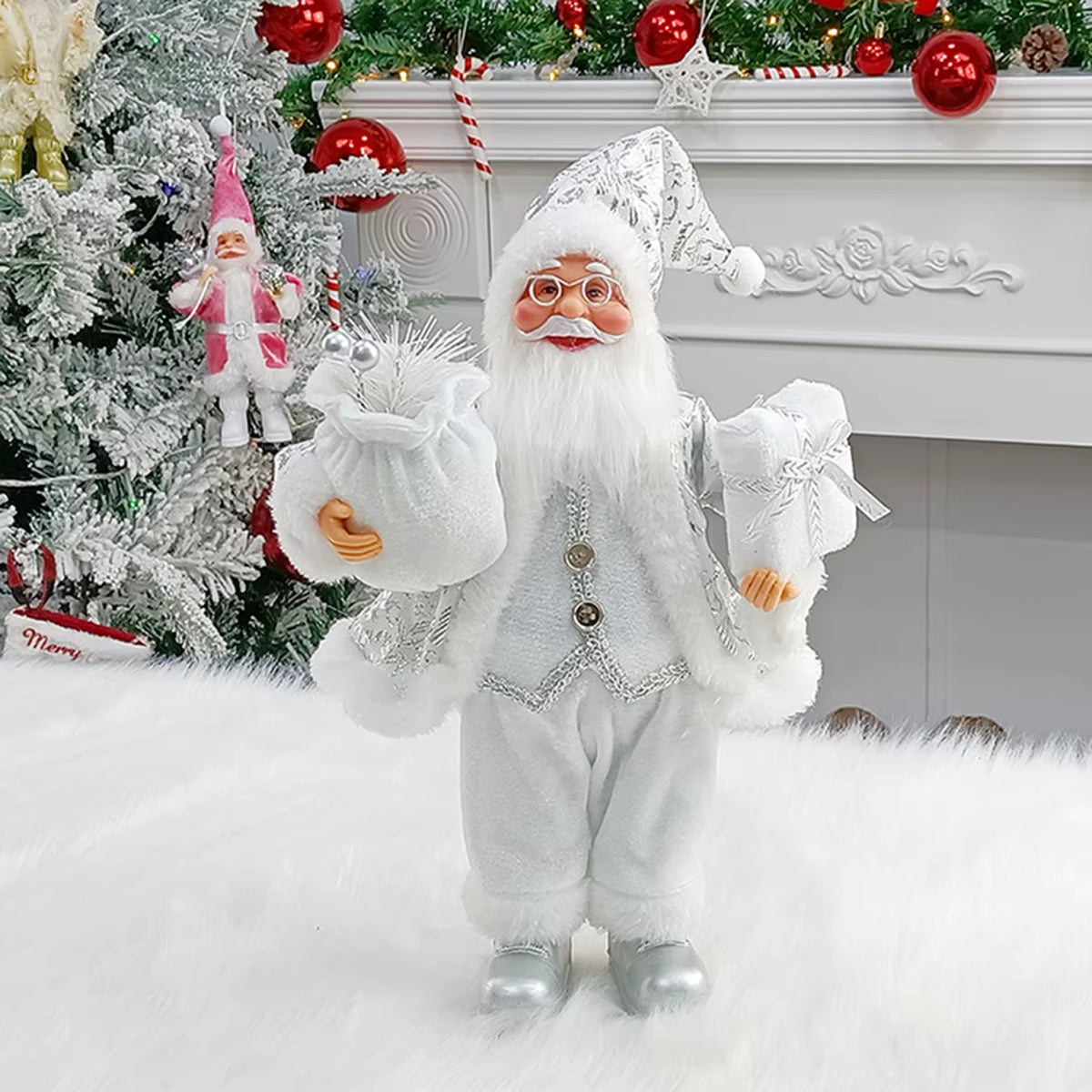 Charming Santa Claus Ornaments - Perfect Christmas Scene Decor & Thoughtful Gifts!