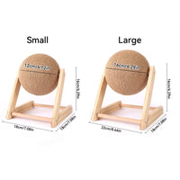 Interactive Cat Scratching Ball Toy - Sisal Rope Grinding Board for Happy Paws & Scratch-Free Furniture
