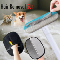 Ultimate Pet Hair Removal Gloves - Reusable Double-Sided Grooming Tool for Effortless Fur Cleanup on Carpets & Sofas