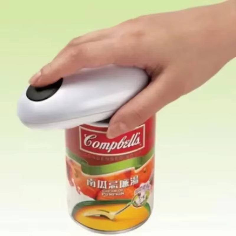 Electric & Manual Can Opener - Safe, High-Power Kitchen Gadget with No Sharp Edges