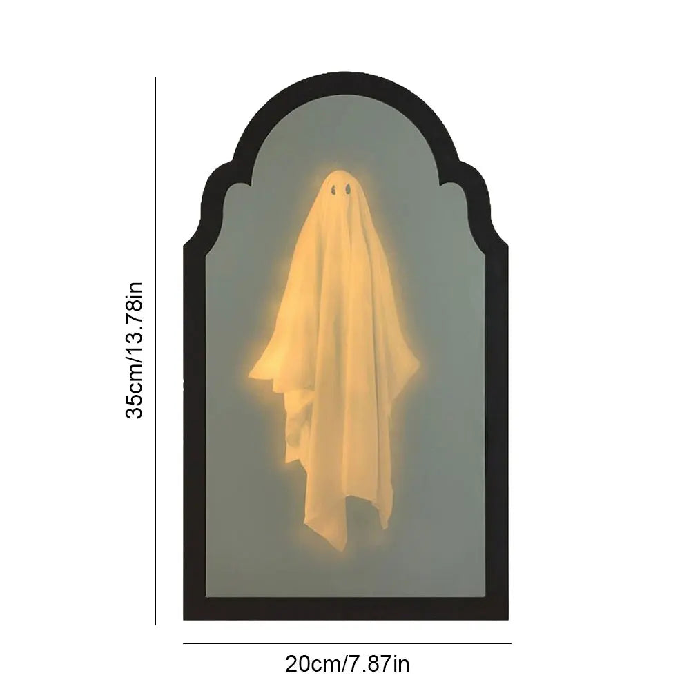 Spooky Hologram Ghost Night Light – Adorable Halloween Home Decor for a Festive Touch!