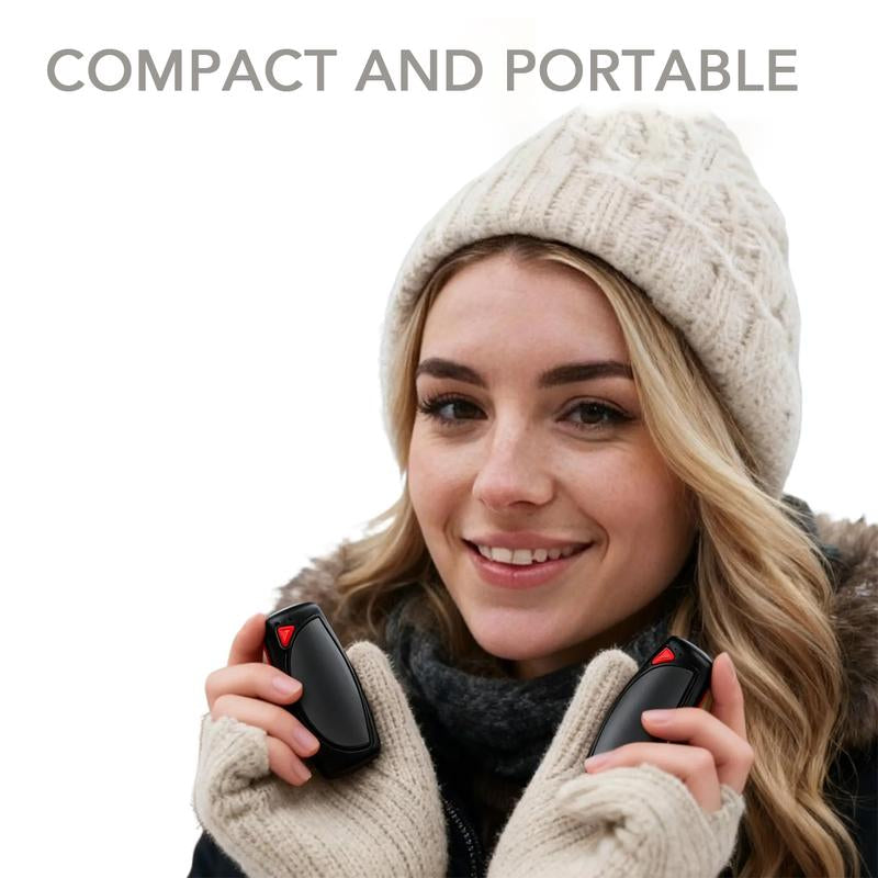 COZOME Rechargeable Hand Warmers 2-Pack - 14,000mAh Ultrathin Electric Pocket Heaters with AI Smart Chips - Perfect for Outdoor Activities & Holiday Gifts