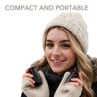 COZOME Rechargeable Hand Warmers 2-Pack - 14,000mAh Ultrathin Electric Pocket Heaters with AI Smart Chips - Perfect for Outdoor Activities & Holiday Gifts