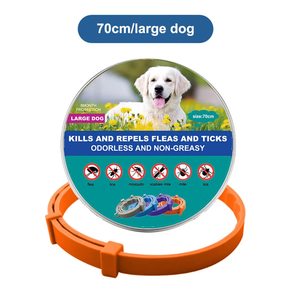 Revolutionary Anti-Flea and Tick Collar for Dogs and Cats – Effective, Vet-Approved Protection for All Sizes!